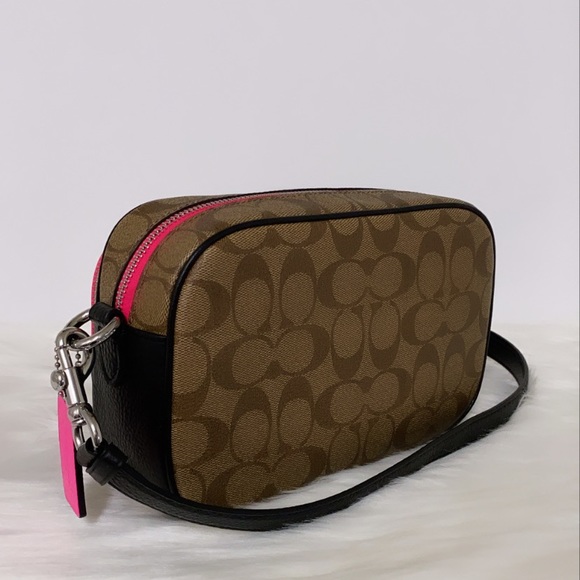 New💃Coach Court Crossbody Signature Vintage Rose - Picture 7 of 10